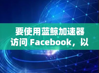 要使用蓝鲸加速器访问 Facebook，以下是一些步骤和注意事项