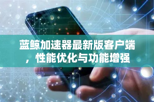 蓝鲸加速器最新版客户端，性能优化与功能增强