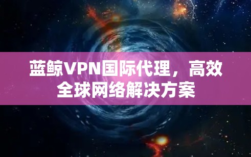 蓝鲸VPN国际代理，高效全球网络解决方案